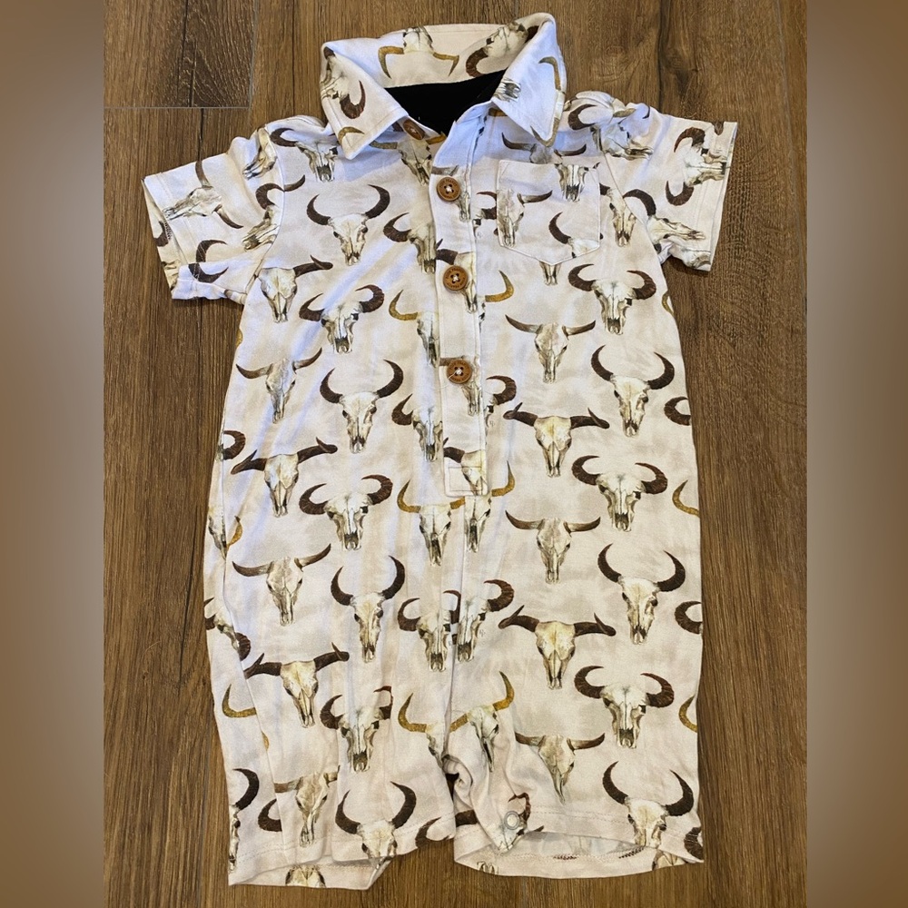 NWOT Posh Peanut romper, 12-18m